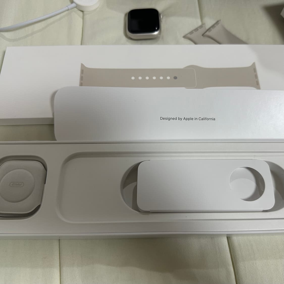 애플워치 7 41mm GPS 스타라이트 상품이미지3