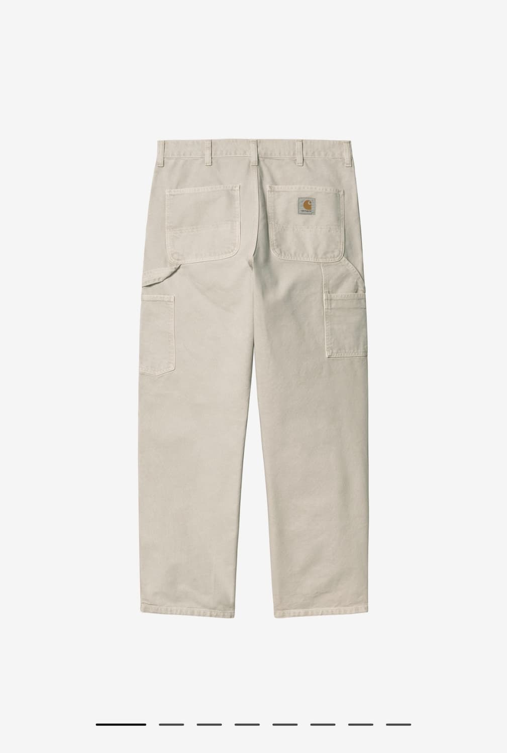 칼하트 싱글니 팬츠 디어본 더스키 베이지 스톤 캔버스(32) 상품이미지4