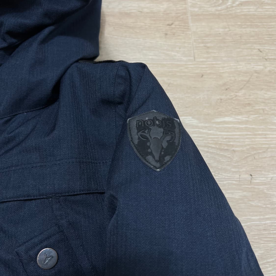 노비스 키즈 덕다운 후드 패딩 점퍼 [네이비] 9-10세 상품이미지4