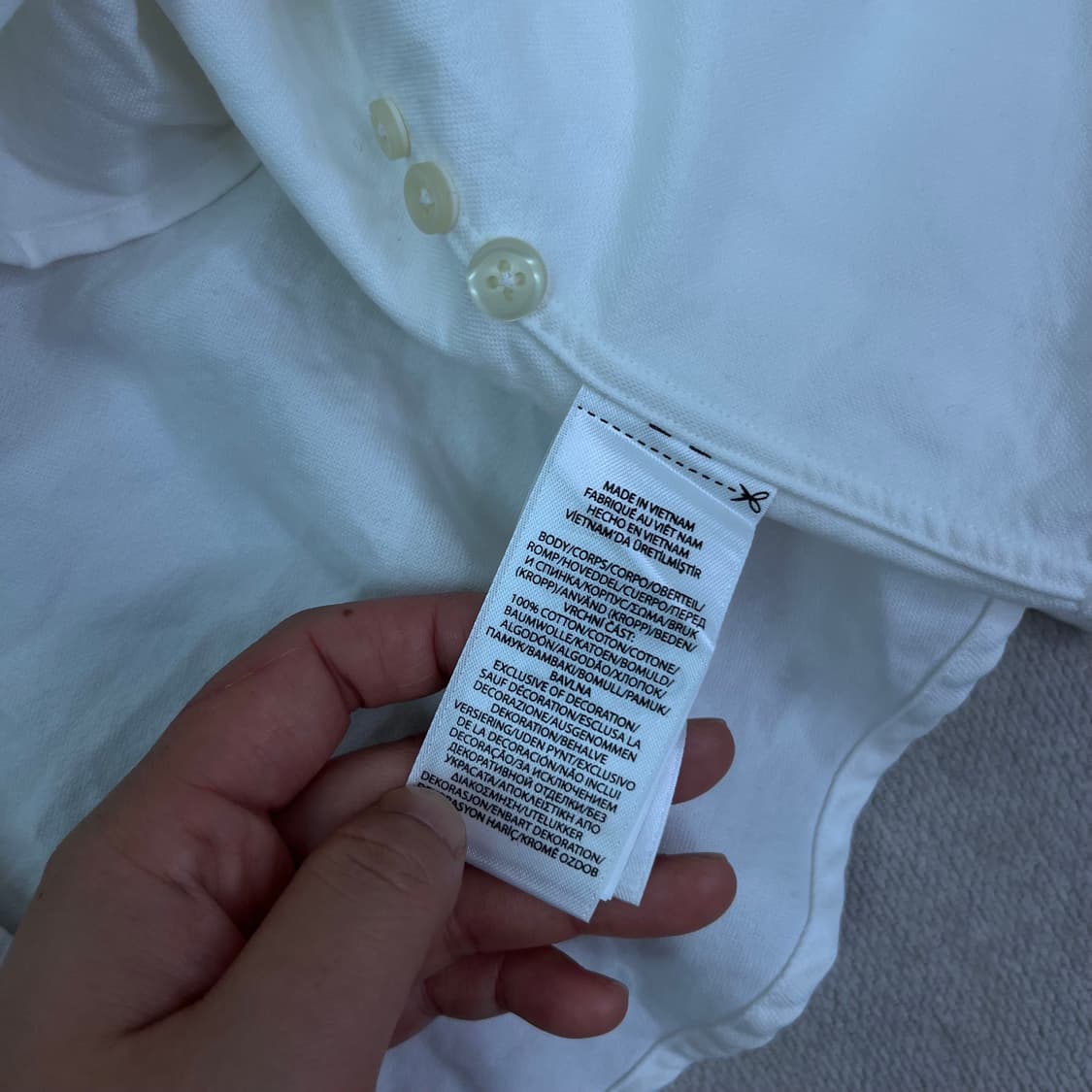 100 폴로랄프로렌 신형 화이트 와이셔츠 상품이미지7