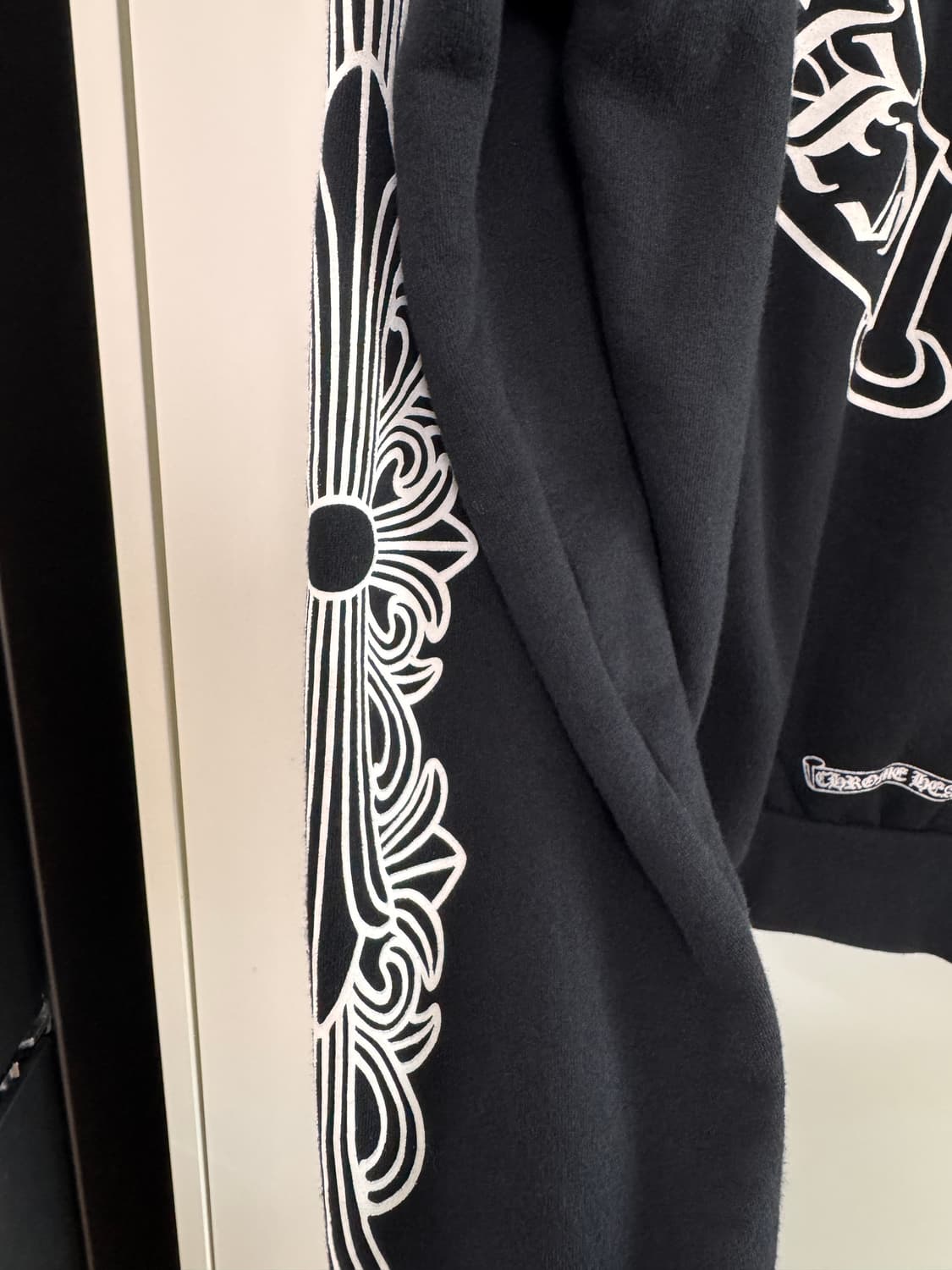 Chrome hearts 홀스슈 플로랄 후드집업 S  상품이미지4