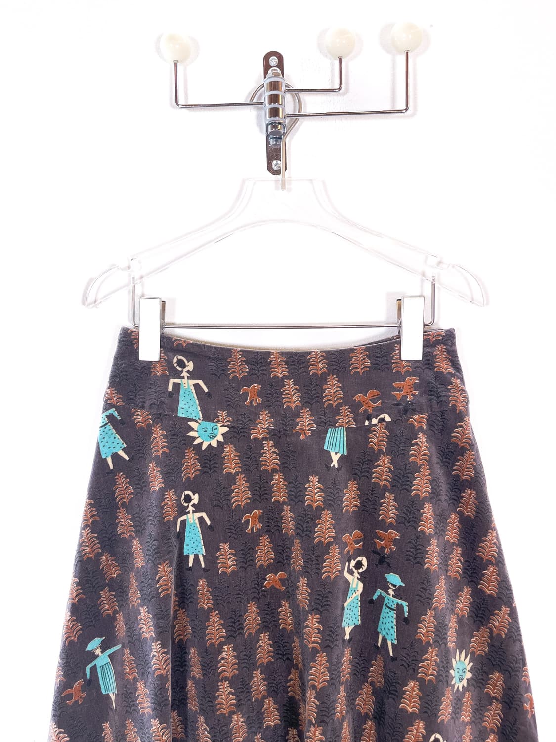 빈티지 패턴 미디스커트 상품이미지6