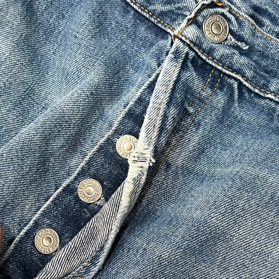  USA 리바이스 501 데님 팬츠 y14664 상품이미지4