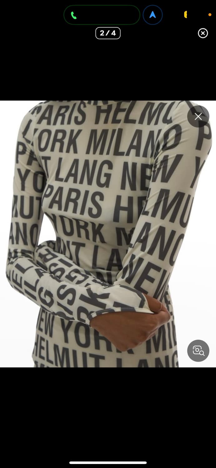 헬무트랭 메쉬 로고 탑 상품이미지2