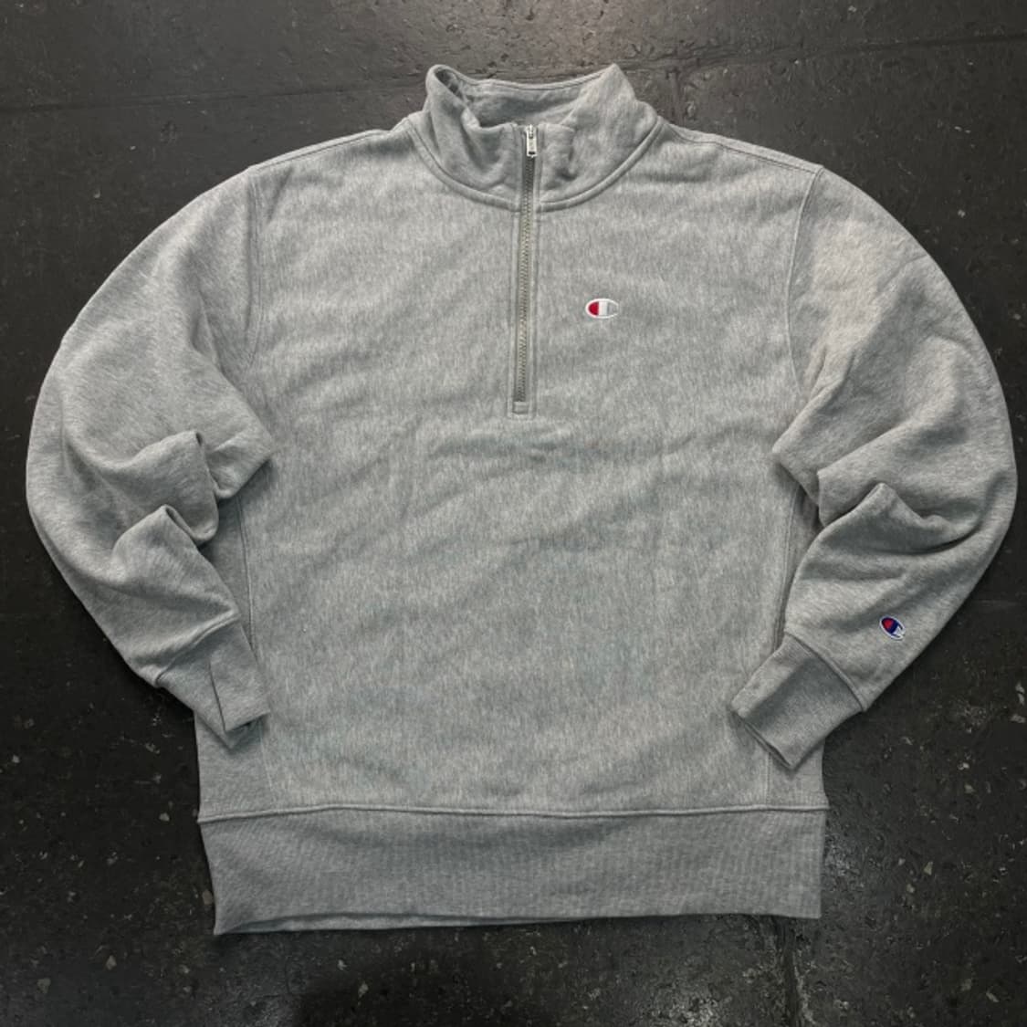 100 챔피언 리버스위브 풀오버 반집업 맨투맨 상품이미지1