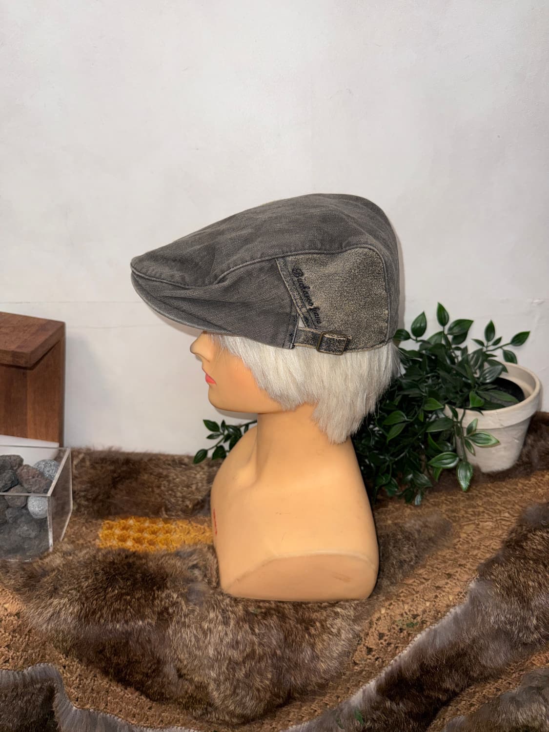 Buckaroo washing gray denim hunting cap 상품이미지2