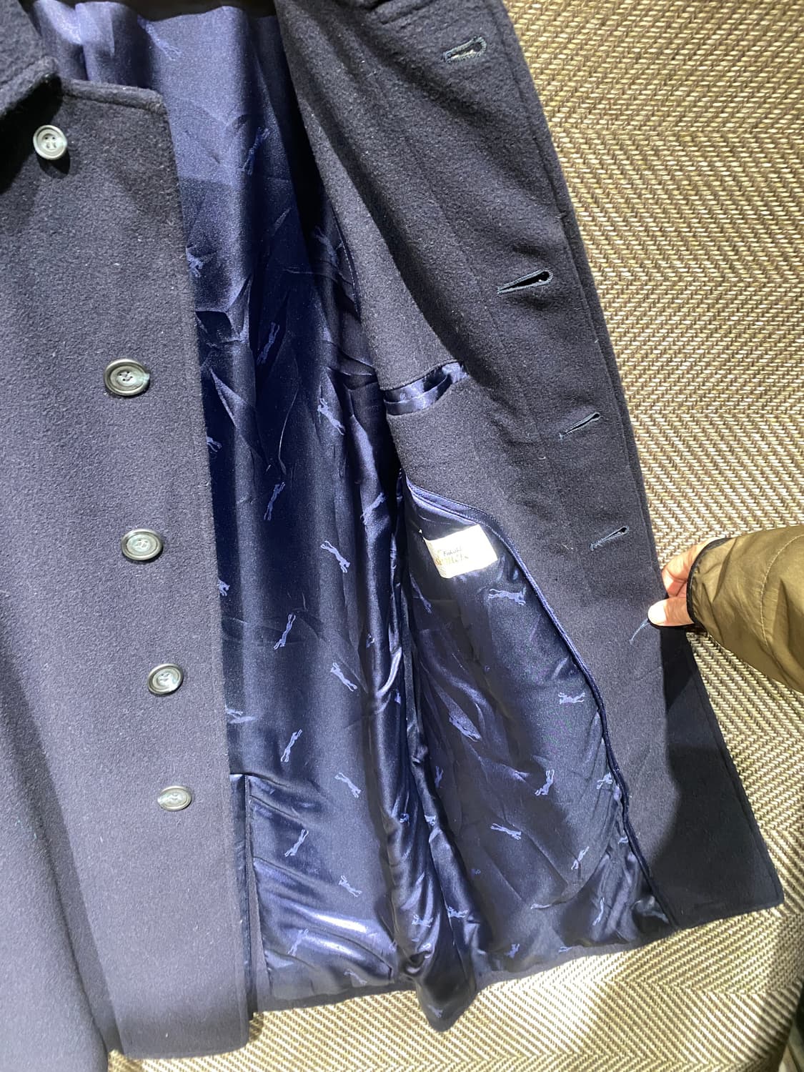 캐시미어 큐프라 울100 코트 상품이미지9