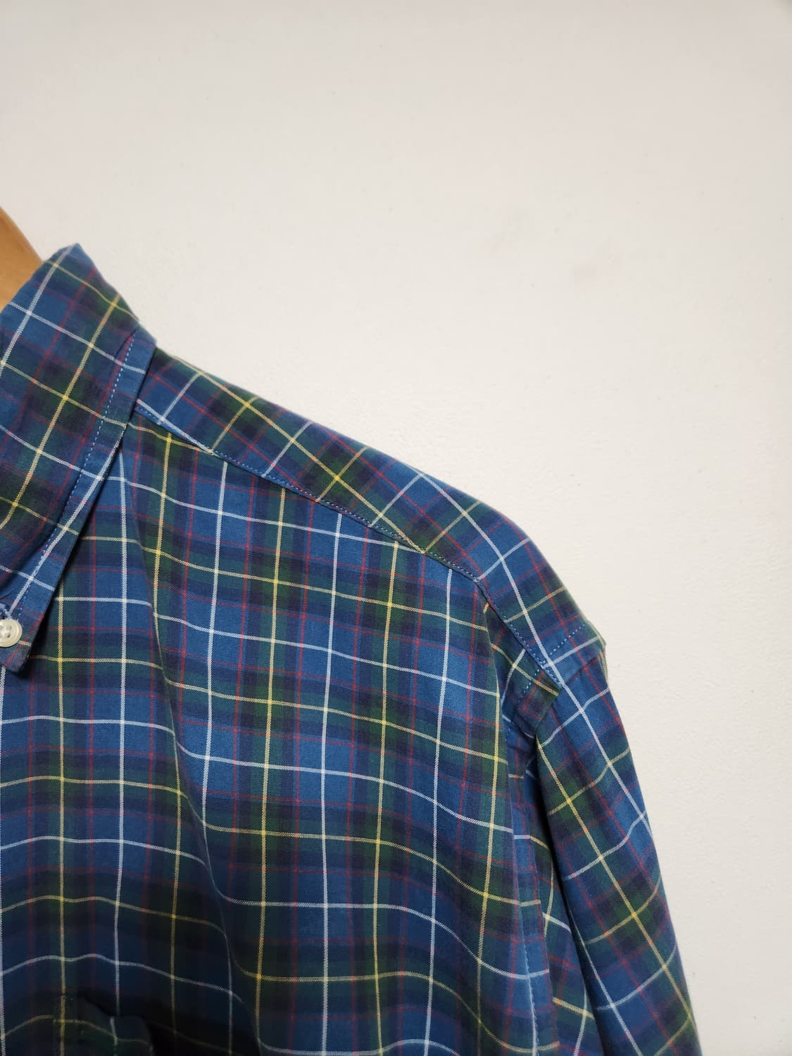 타미힐피거Tommy 코튼 체크 셔츠 M - S168 상품이미지3