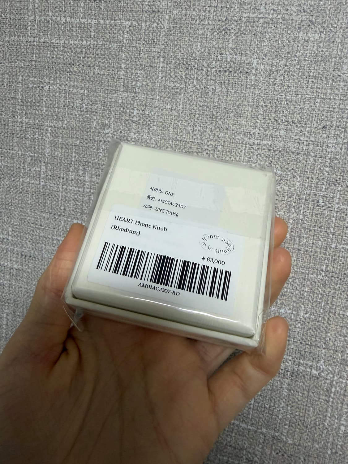 아비에무아 하트 폰놉 로듐 새상품 풀박스 상품이미지2