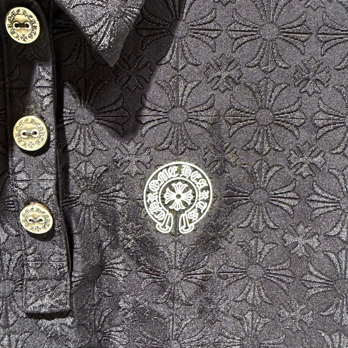 L / 크롬하츠 홀스슈 로고 테니스 탑 상품이미지2