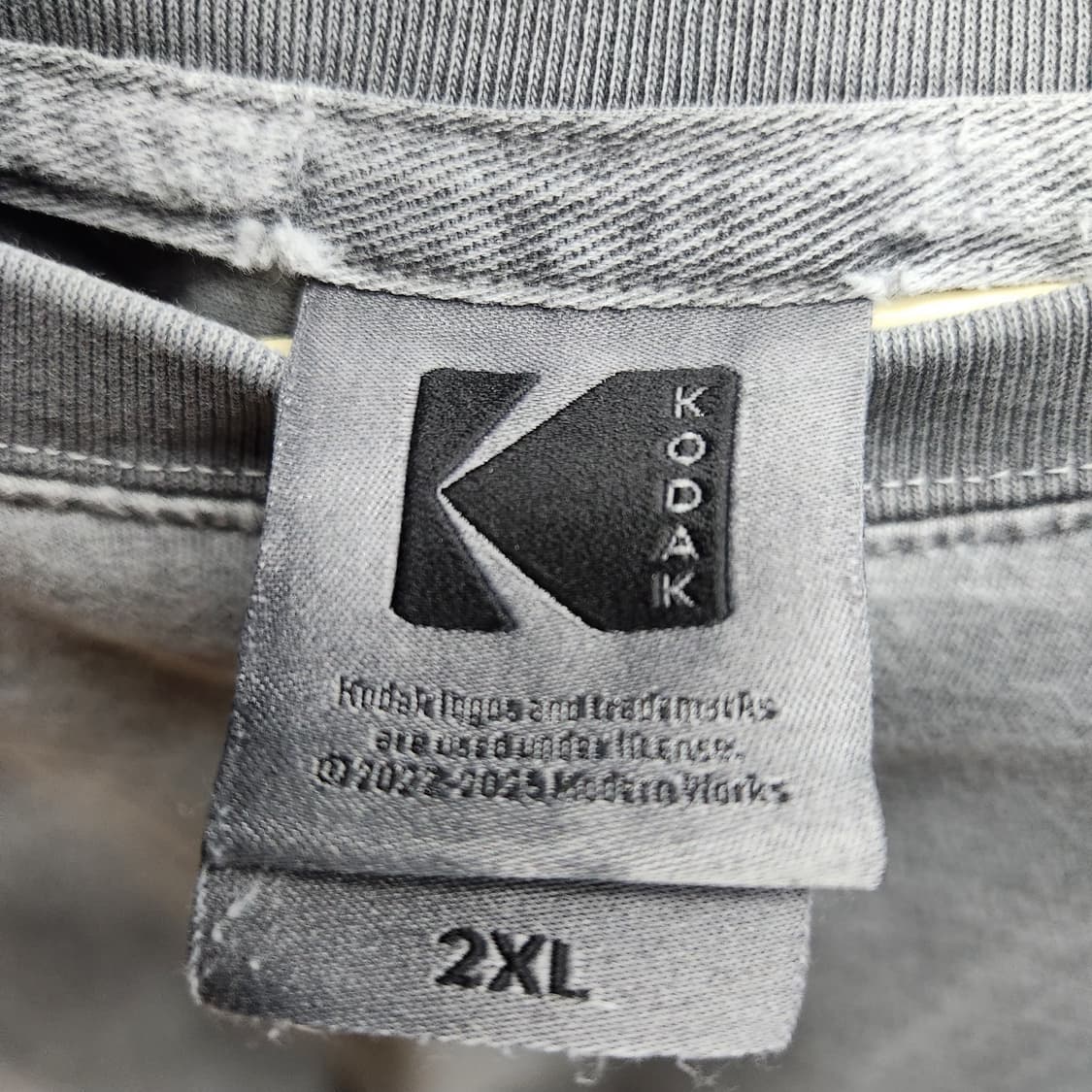 코닥 빅로고 빈티지무드 프린팅 반팔티 2XL(XL~2XL) 상품이미지5