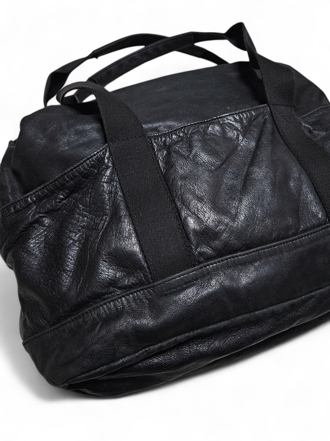 요지 야마모토 와이즈 소가죽 투웨이 보스톤백 상품이미지3