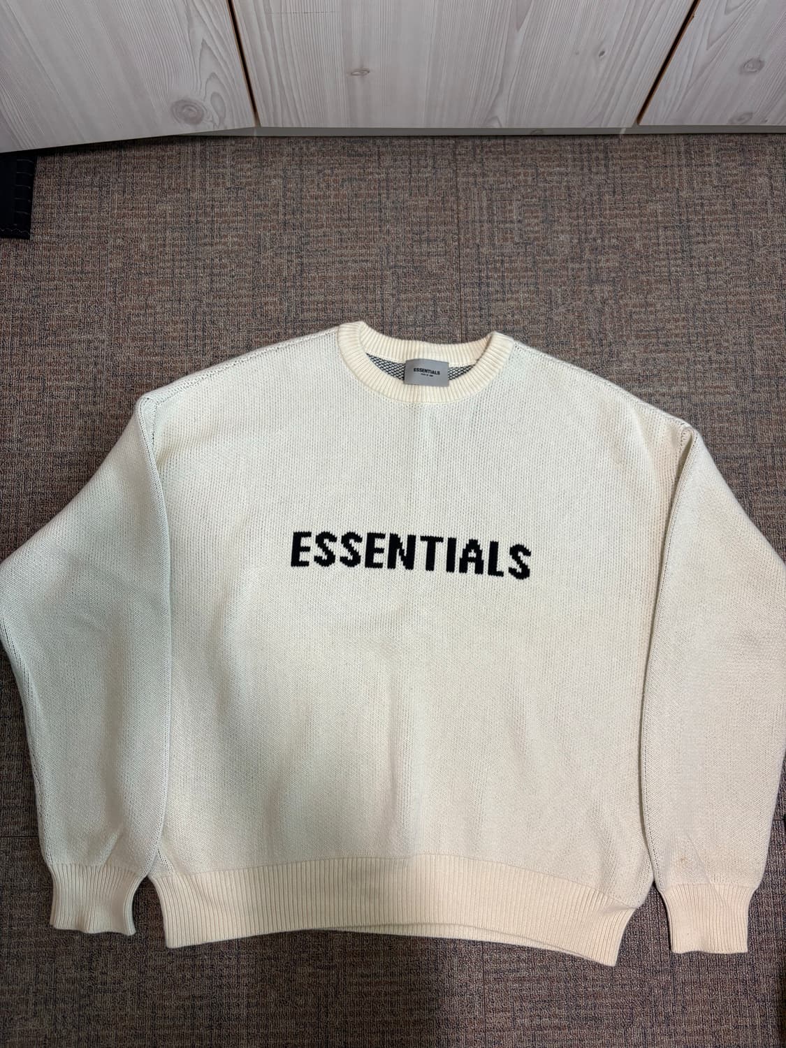 L - 에센셜 니트 스웨터 버터크림 - 20SS 상품이미지1