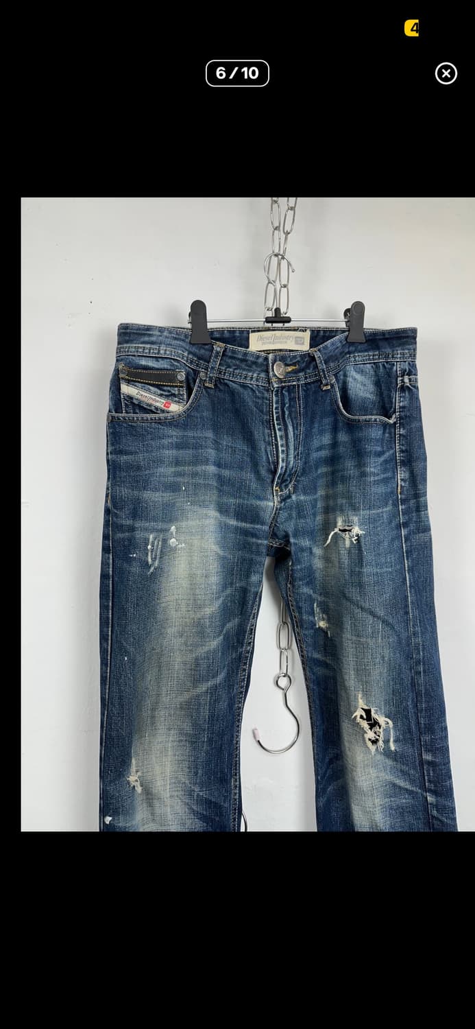 디젤 데미지드 데님팬츠 상품이미지6