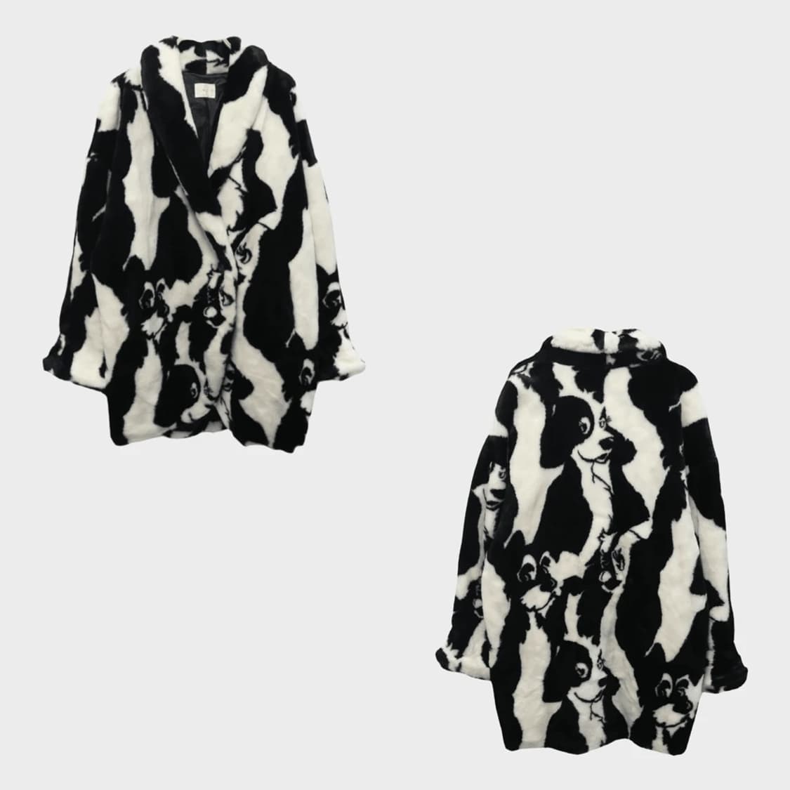 90's 레어빈티지 아트 퍼코트 64374 상품이미지3