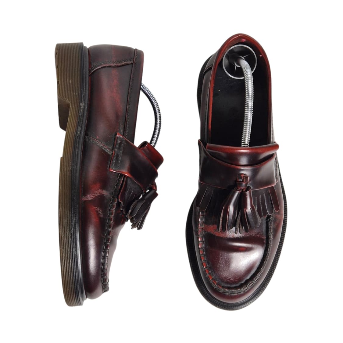 250-255) Dr.martens 닥터마틴 아드리안 테슬 로퍼 버건디 상품이미지6