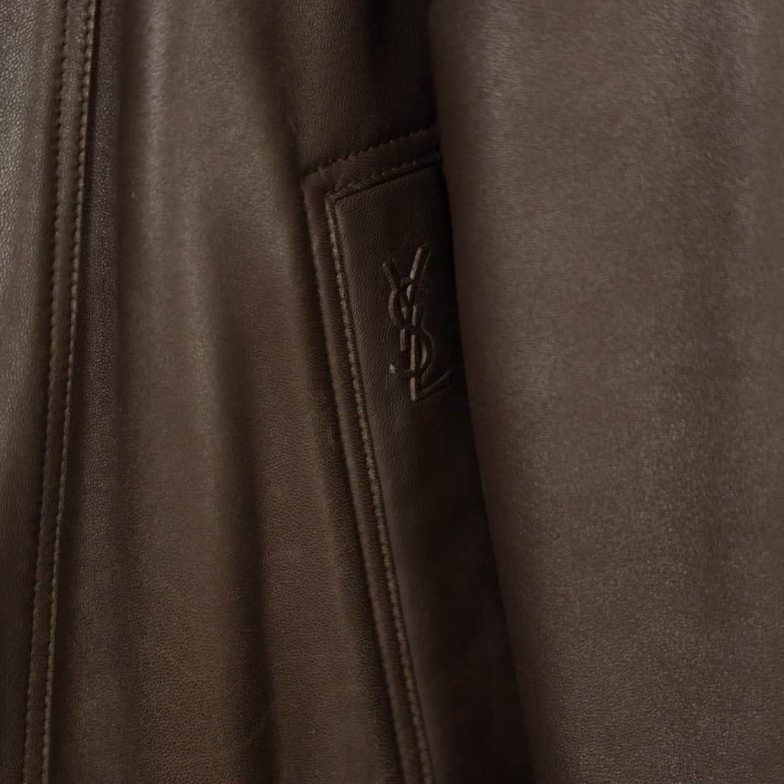 YSL 입생로랑 램스킨 퍼 탈부착 레더자켓 상품이미지3