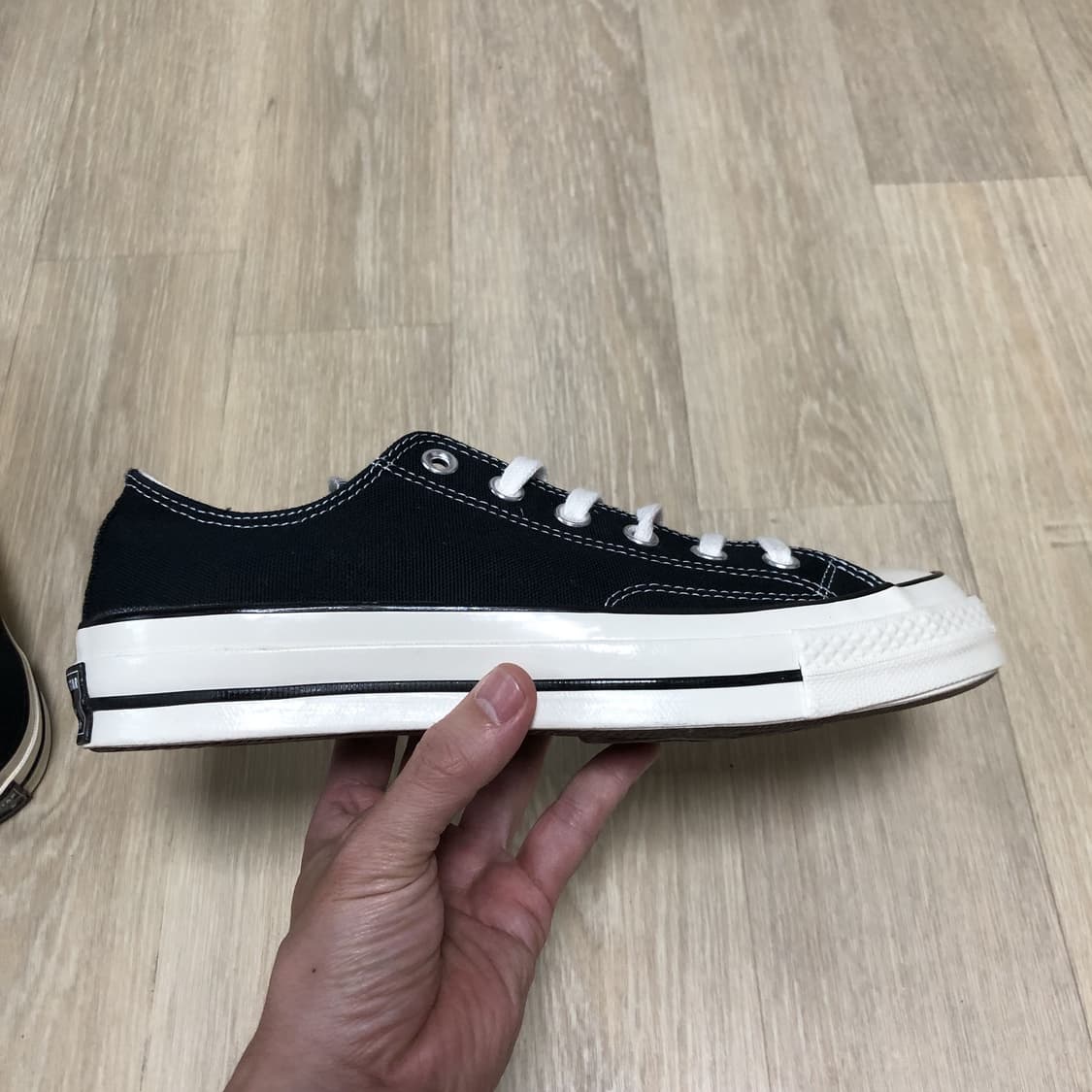 (255) 새상품 컨버스 CONVERSE 70's 척테일러 로우 블랙 상품이미지8