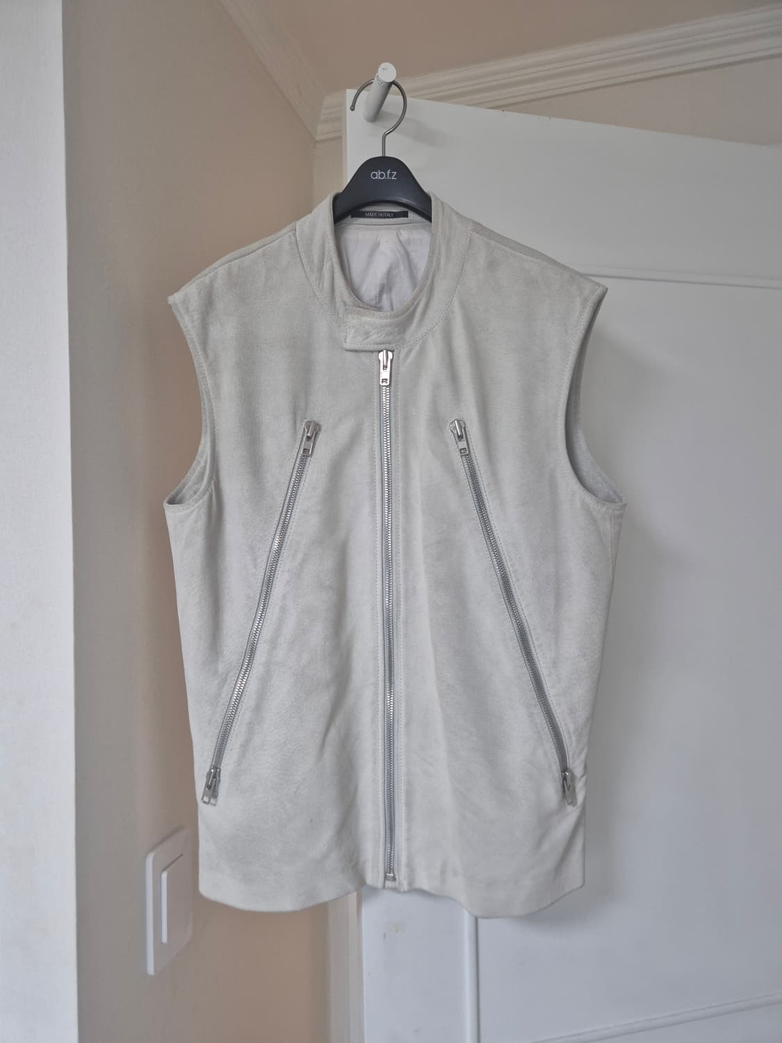 Ss12 메종 마르지엘라 5zip leather vest 상품이미지1