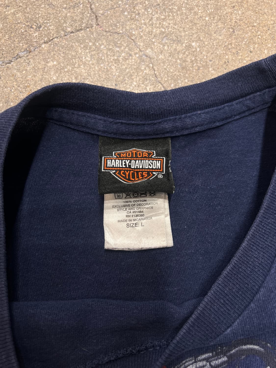 2019 할리데이비슨 빈티지 포켓 티셔츠 상품이미지4