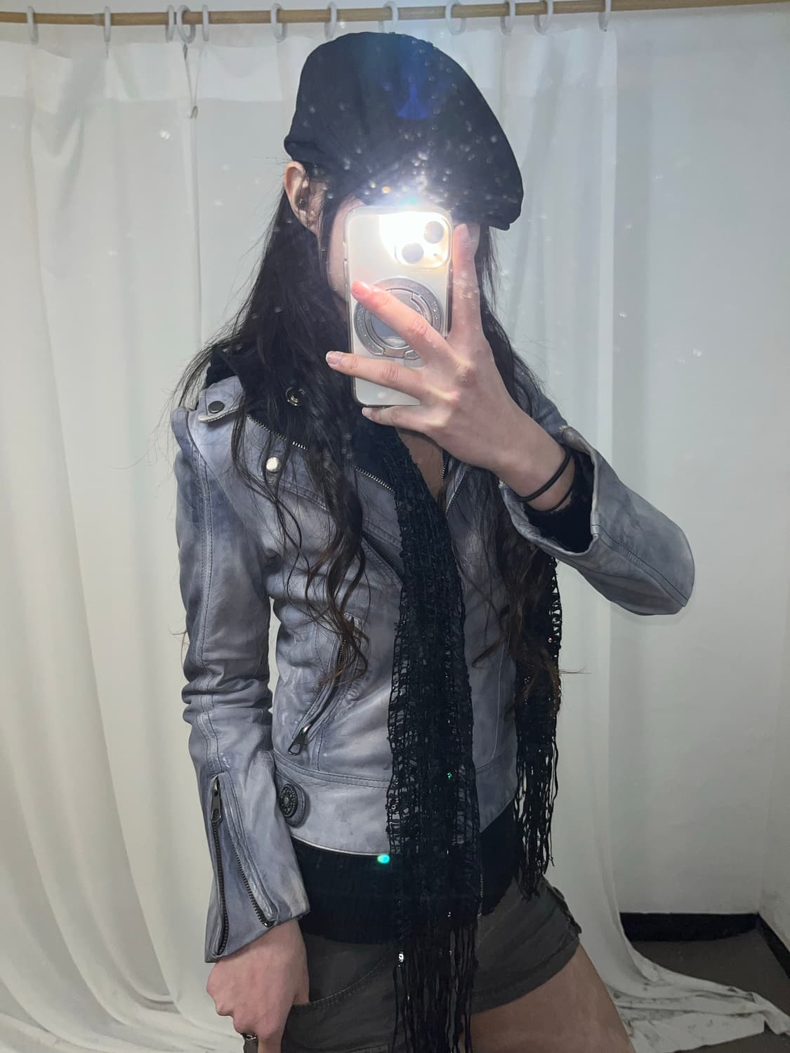 Guess 레더 자켓 상품이미지1