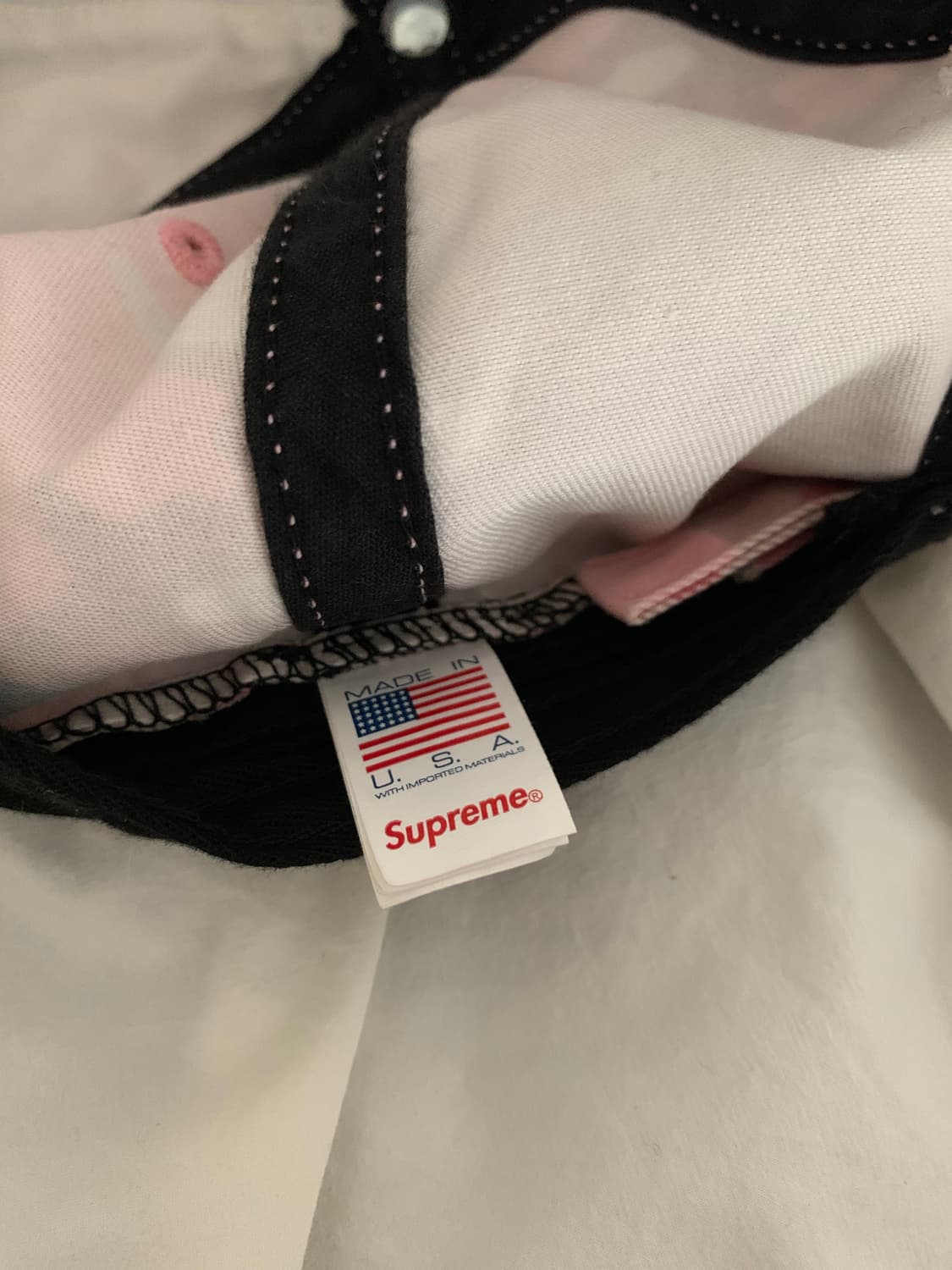 슈프림 S로고 핑크 카모캡 상품이미지3