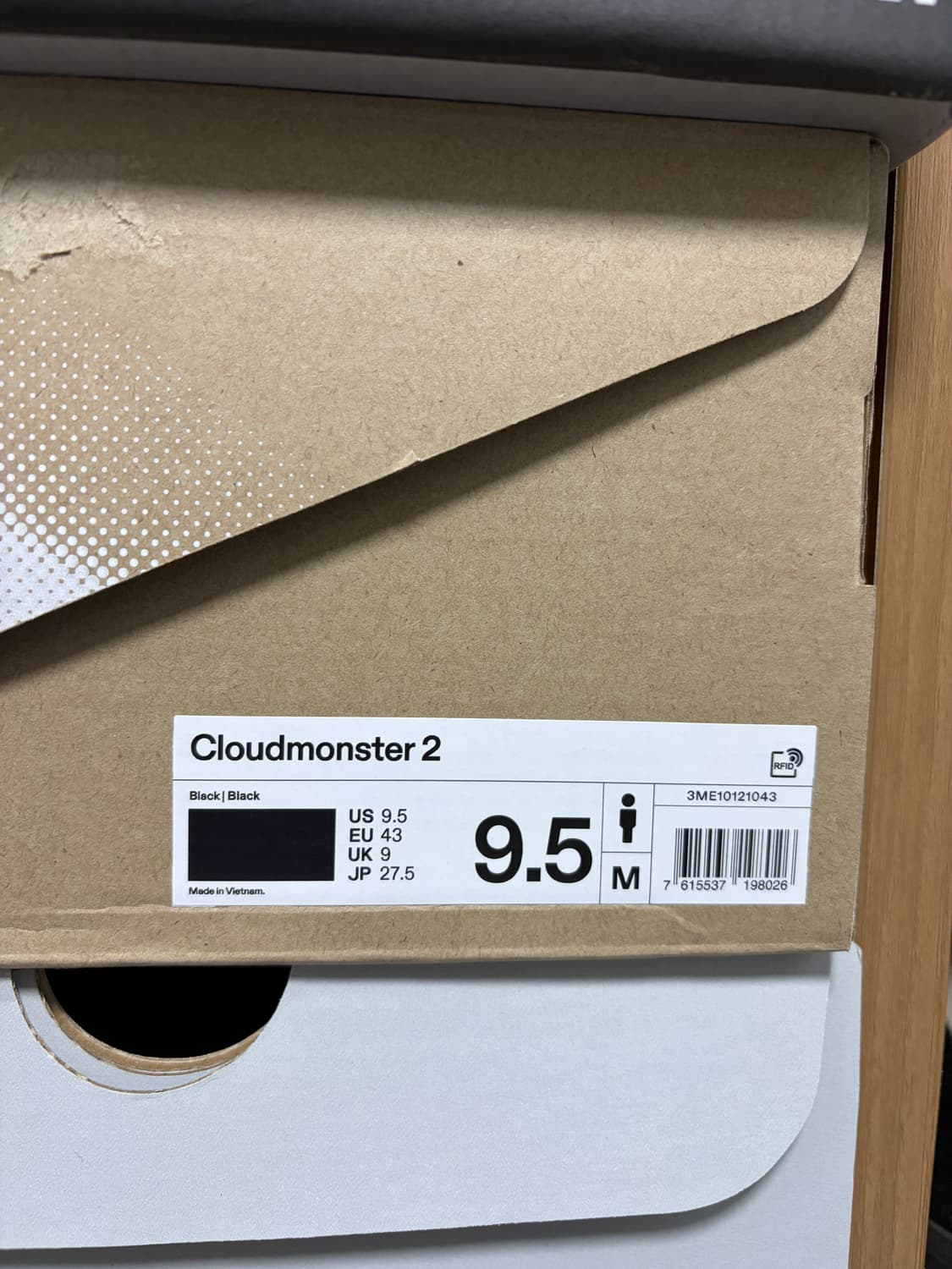 온러닝 클라우드몬스터2 블랙 상품이미지2