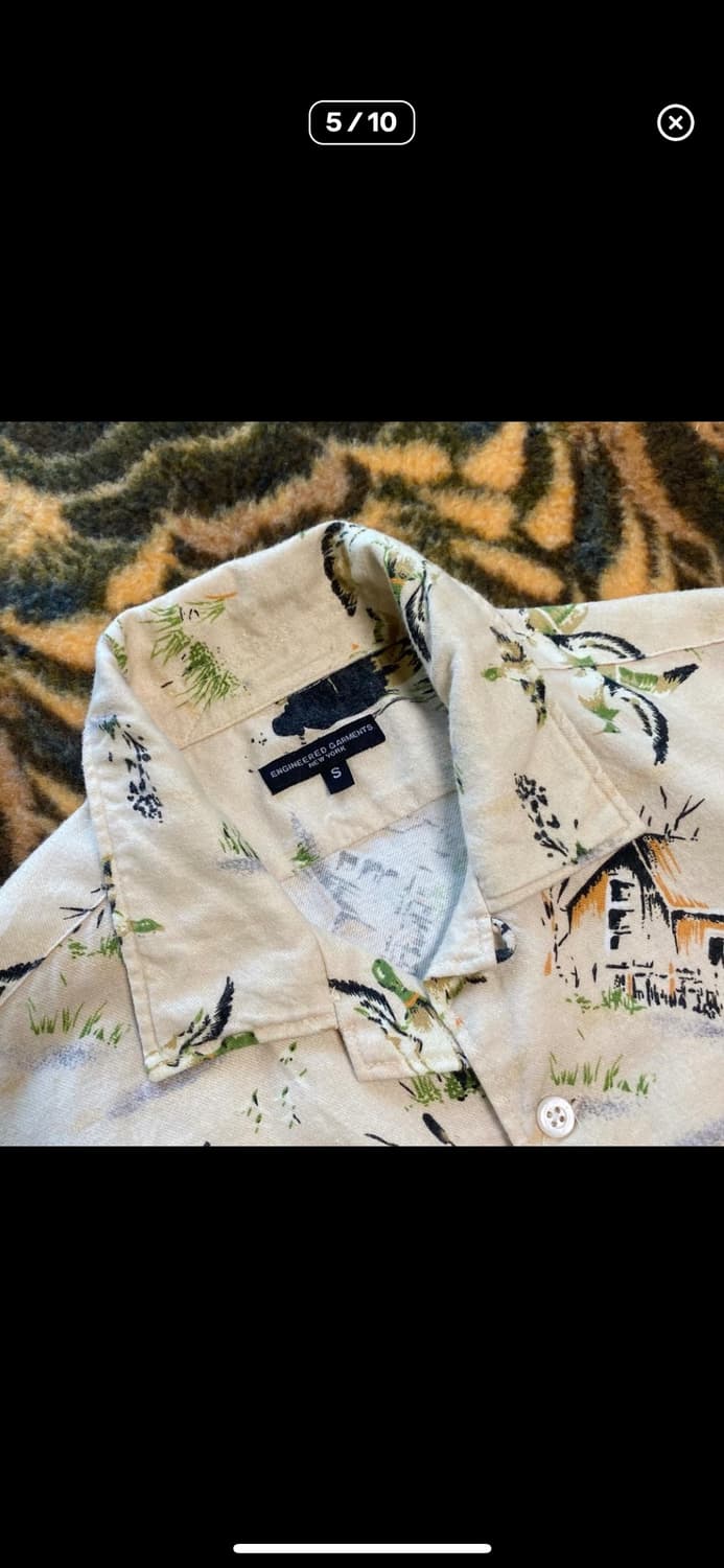 엔지니어드 가먼츠 유니크 패턴 헌팅 셔츠 남방 상품이미지5