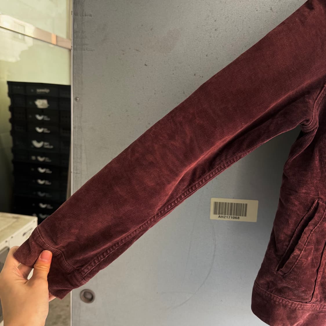 리 로고 코듀로이 쉐르파 트러커 자켓 상품이미지7