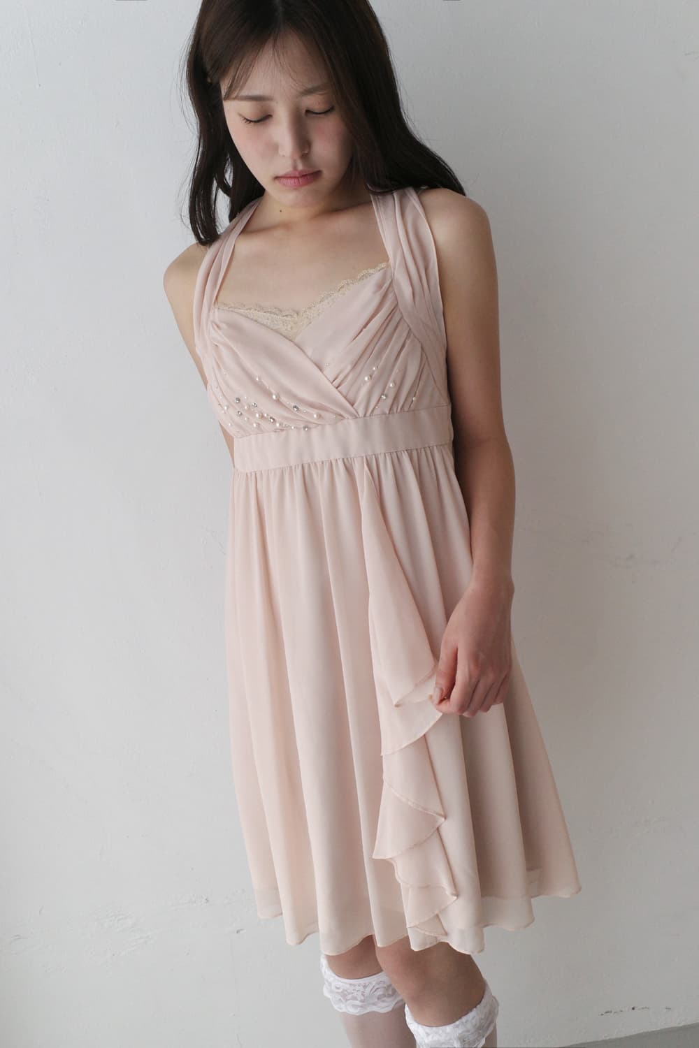 shirring frill dress 상품이미지2
