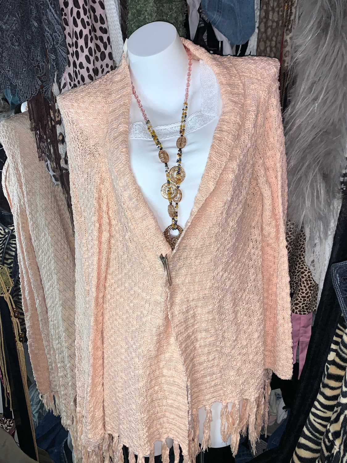 나나 하치st 보헤미안 모리걸 코랄 가디건 상품이미지2