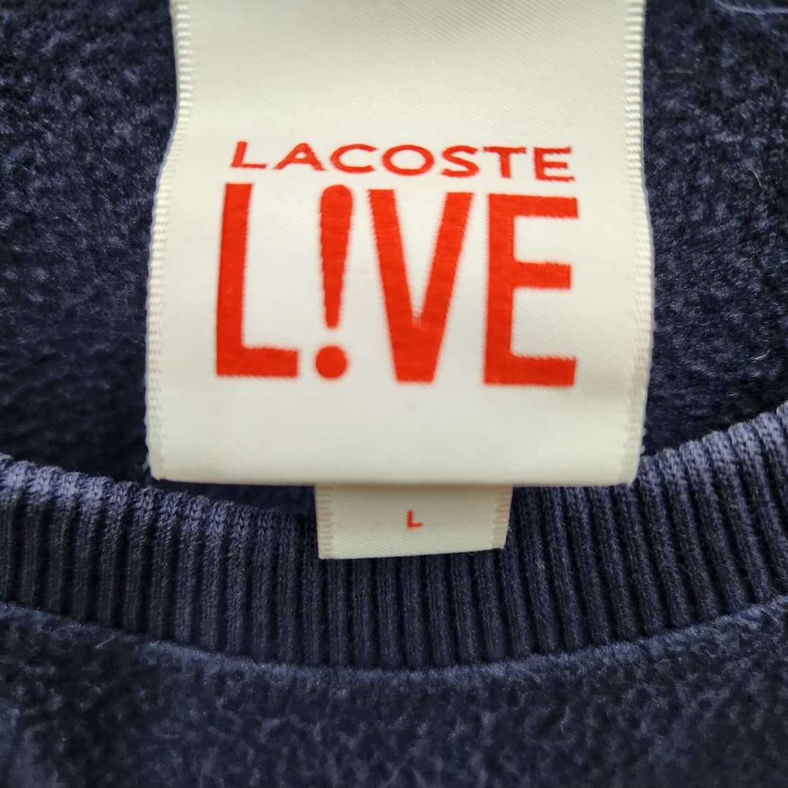 라코스테 라이브 빅로고 자수 후리스 맨투맨 상품이미지5