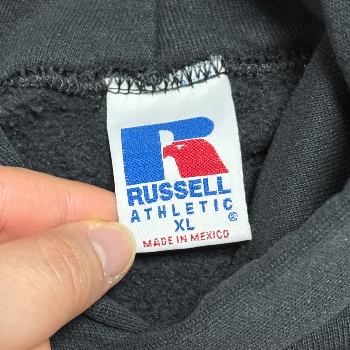 🇲🇽 00s 러셀 USC 후드 블랙 상품이미지4