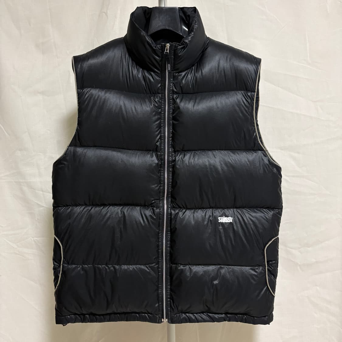 스투시 어센틱 기어 구스다운 패딩 베스트 / 블랙, M 상품이미지1