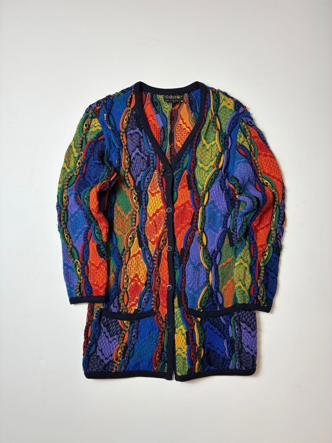 쿠지 Coogi 00's 오스트레일리아 니트 롱 가디건 PN8402 상품이미지1