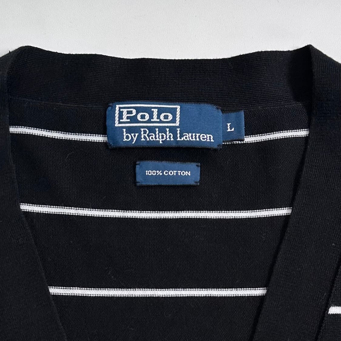 폴로 랄프로렌 코튼 스트라이프 니트 가디건 상품이미지5