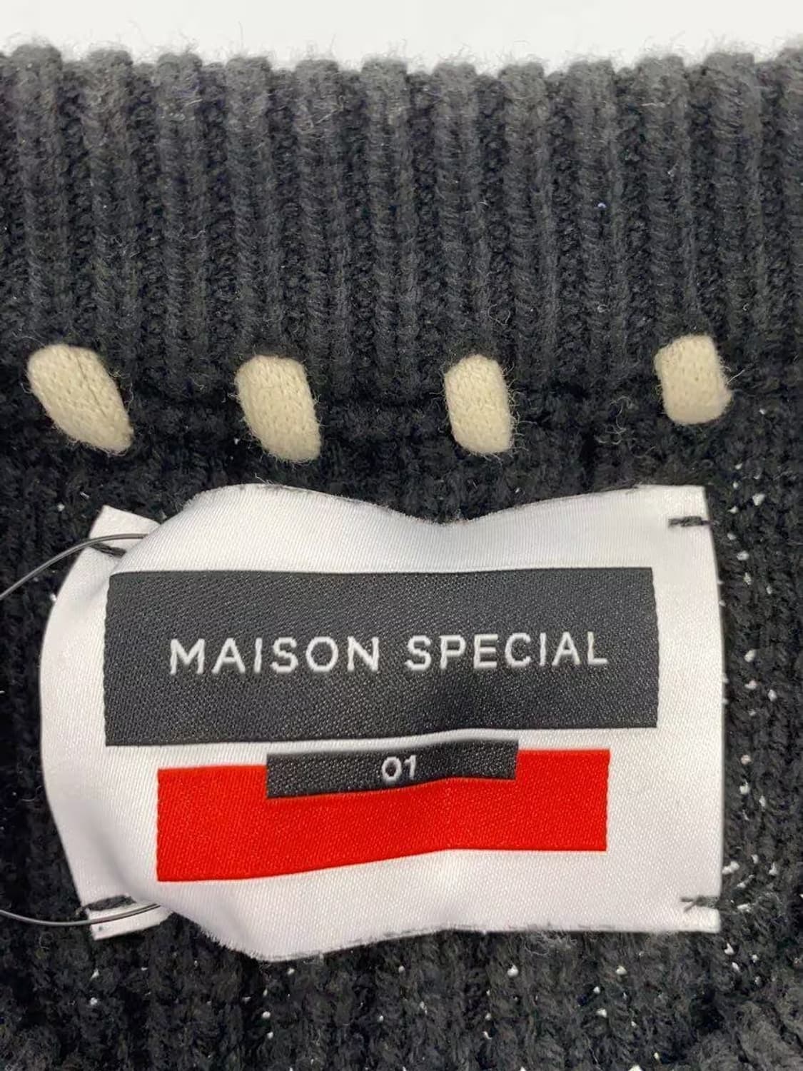 MAISON SPECIAL Knit Black 상품이미지5