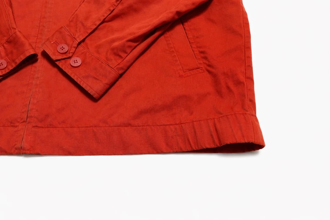 00s 빈티지 라코스테 LACOSTE 올드스쿨 블루종 코튼 집업 자켓 상품이미지5