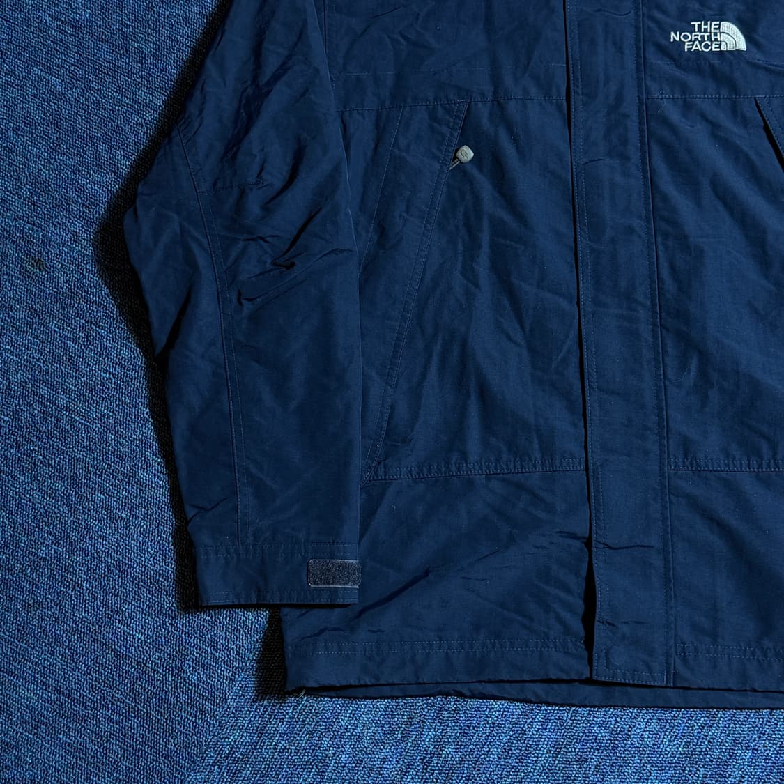 노스페이스 네이비 바람막이 후드 자켓 상품이미지3