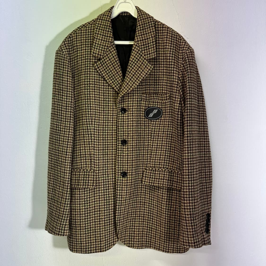 S 95 WE11DONE 웰던 하운드투스 체크 블레이저 상품이미지2