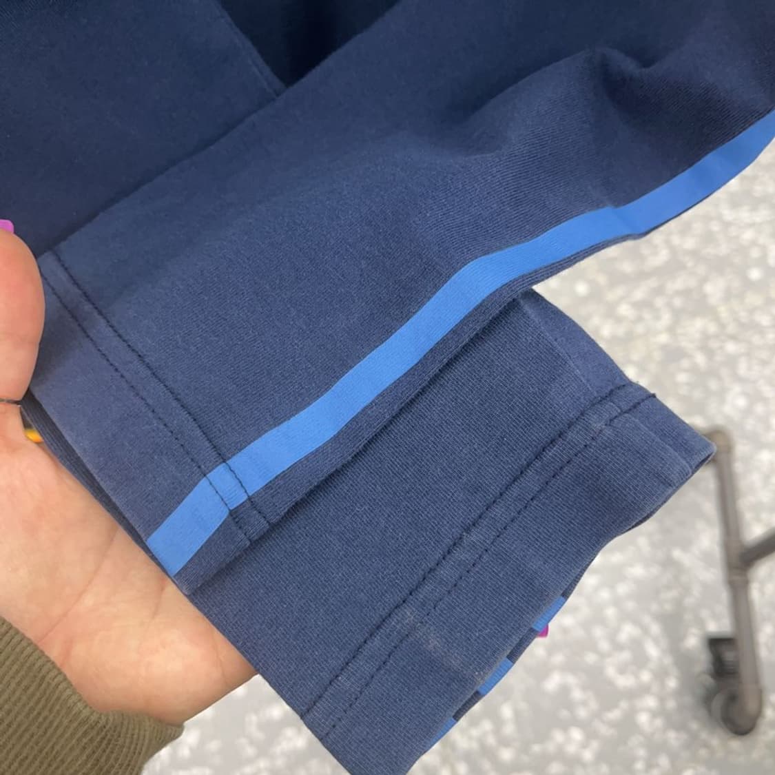 아디다스 스타디움 오리지널 블루 삼선 롱슬리브 100 C06890 상품이미지7