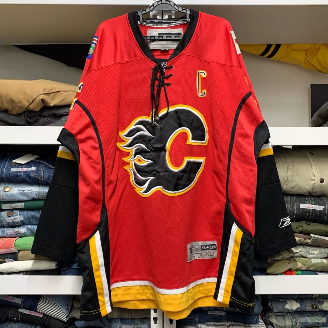 [XL] 리복 CCM NHL 캘거리 플레임즈 제롬 이긴라 져지 상품이미지3