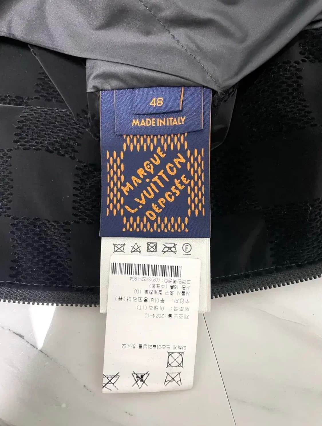 새상품 25SS 루이비통 퍼렐 벨벳 윈드브레이커 자켓 48 백화점택 상품이미지6