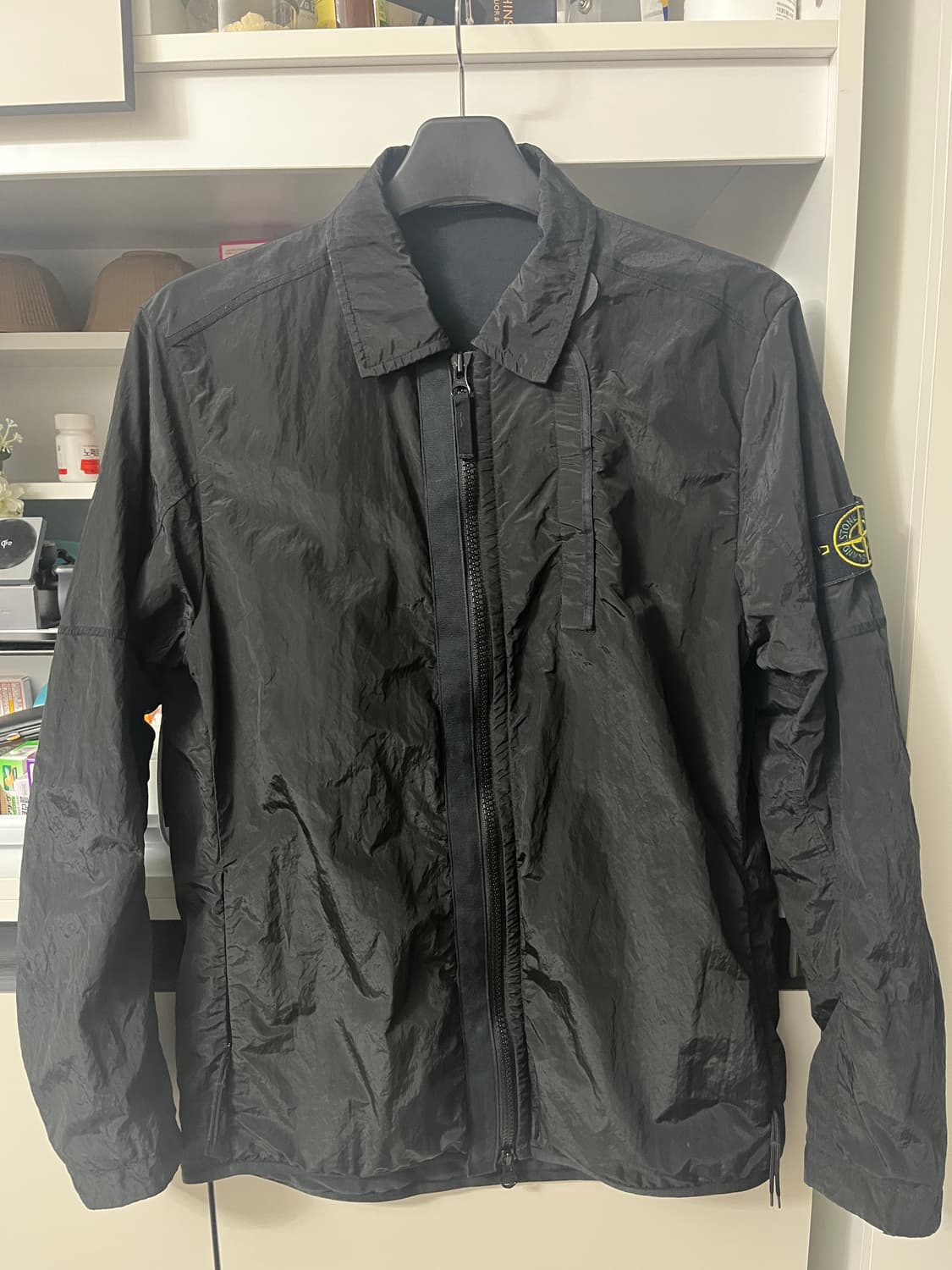 18FW 스톤아일랜드 나일론 메탈 오버셔츠(블랙) 팝니다. 상품이미지1