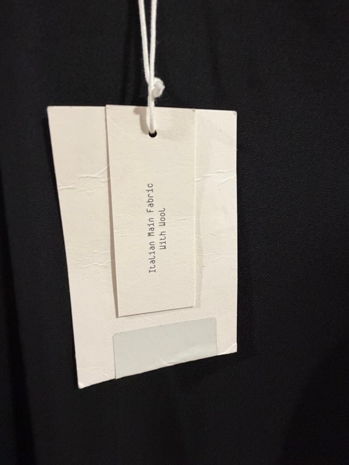 자라 오리진 이탈리안 메인 패브릭 블랙 울 팬츠 상품이미지3