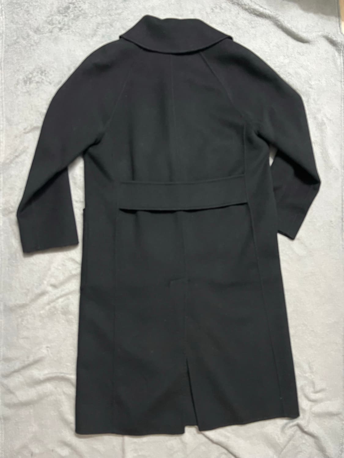 shesmiss 래글런 더블 코트 블랙 55 상품이미지2