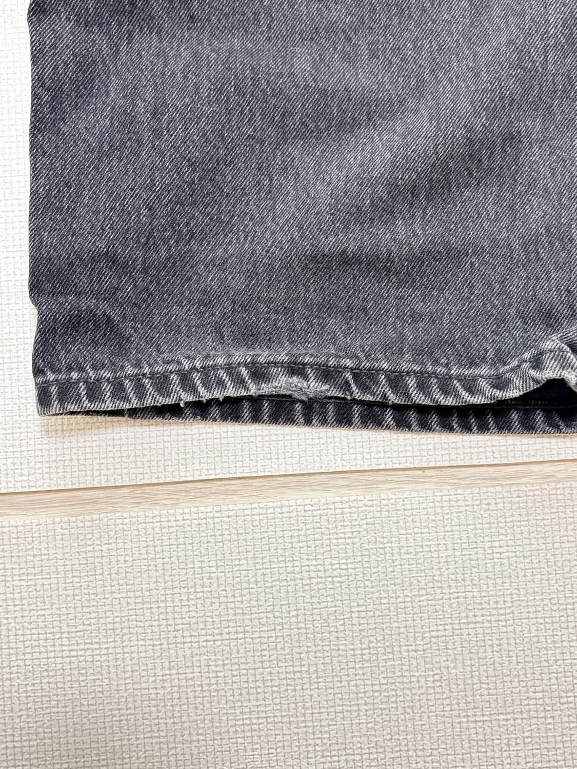 디스이즈네버댓 relaxed jeans 릴렉스드 진 블랙 XL 상품이미지4