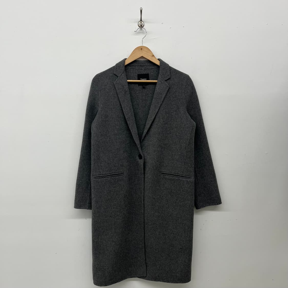 Theory 띠어리 그레이 코트 여S 상품이미지1