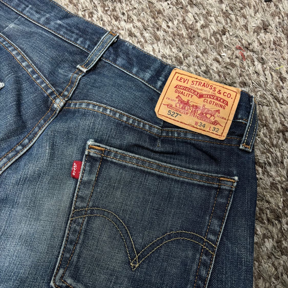 34 리바이스527 로우부츠컷 플레어진 상품이미지4