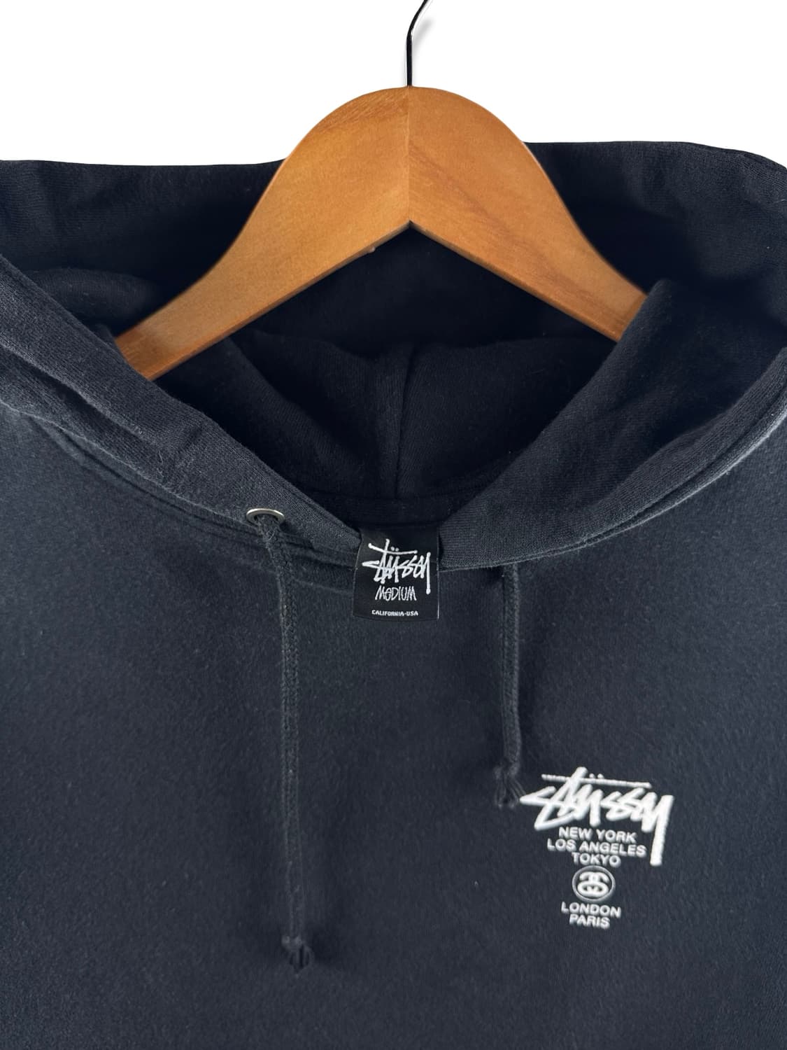 스투시 월드투어 블랙 후디2847 상품이미지3